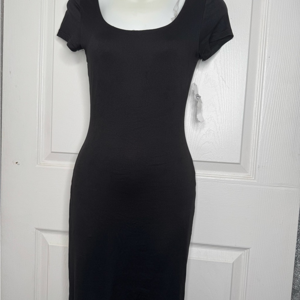 Chic Black Midi Dress